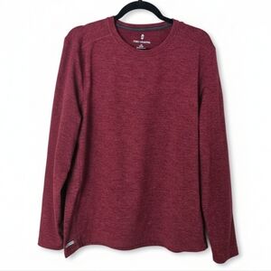 Free Country Maroon Long Sleeve Top (Red)